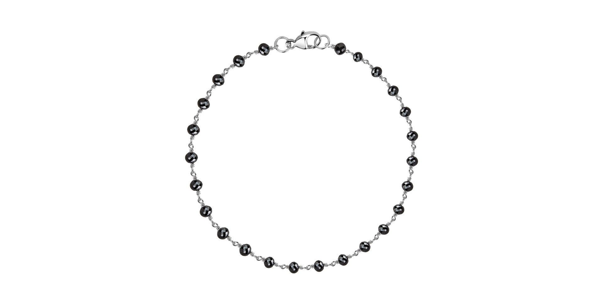 Bracelet with black diamonds Dark Melody