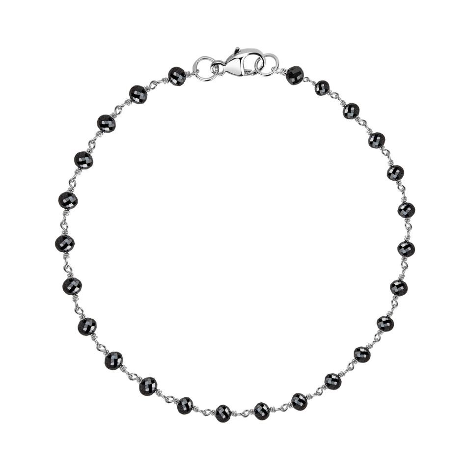 Bracelet with black diamonds Dark Melody