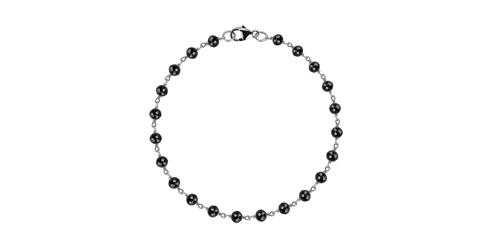 Bracelet with black diamonds Dark Melody