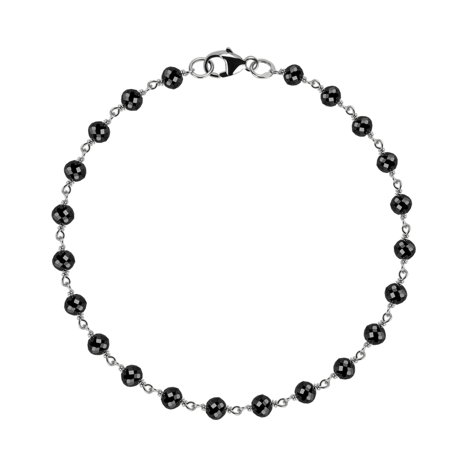 Bracelet with black diamonds Dark Melody