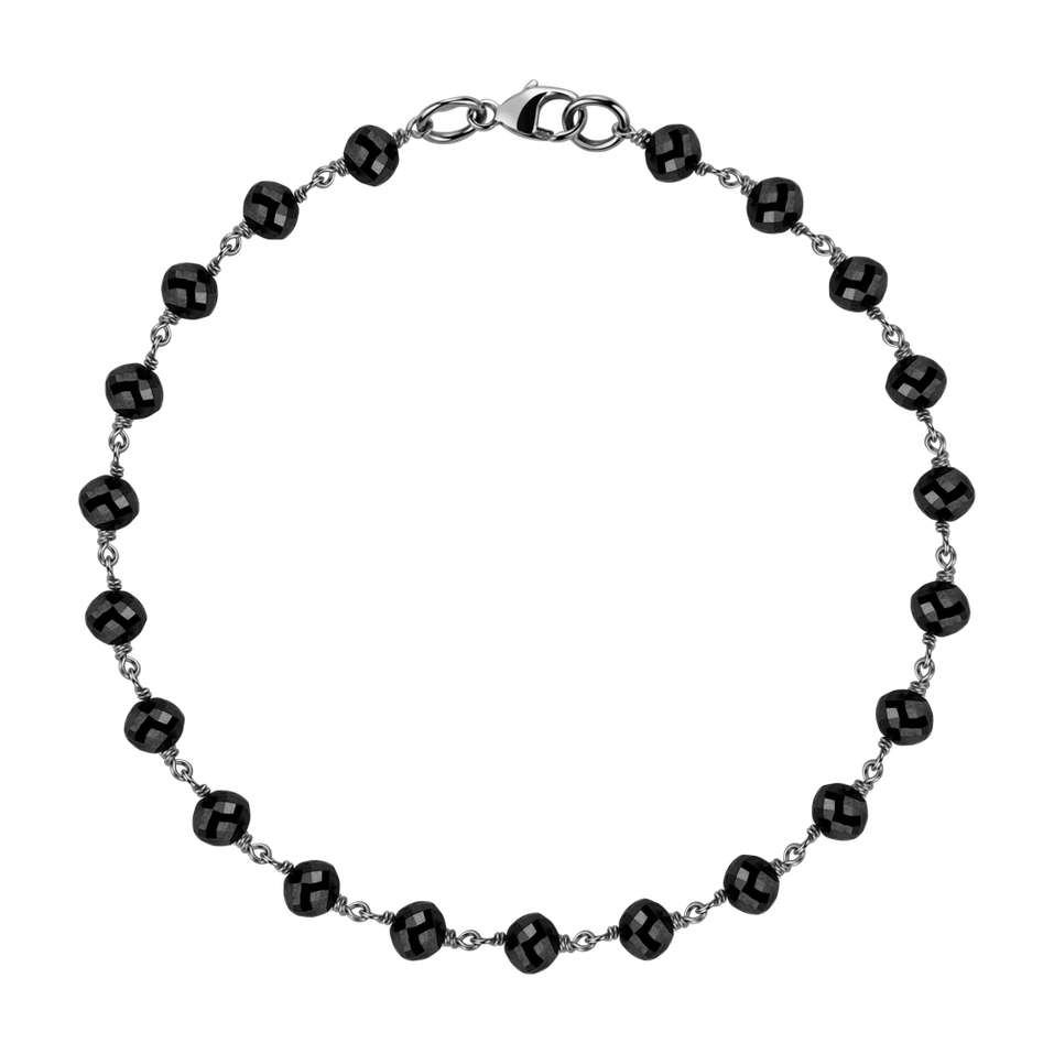 Bracelet with black diamonds Dark Melody