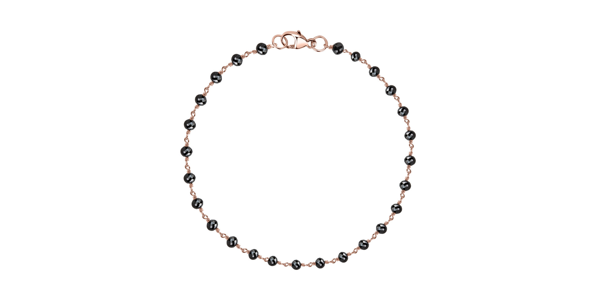 Bracelet with black diamonds Dark Melody