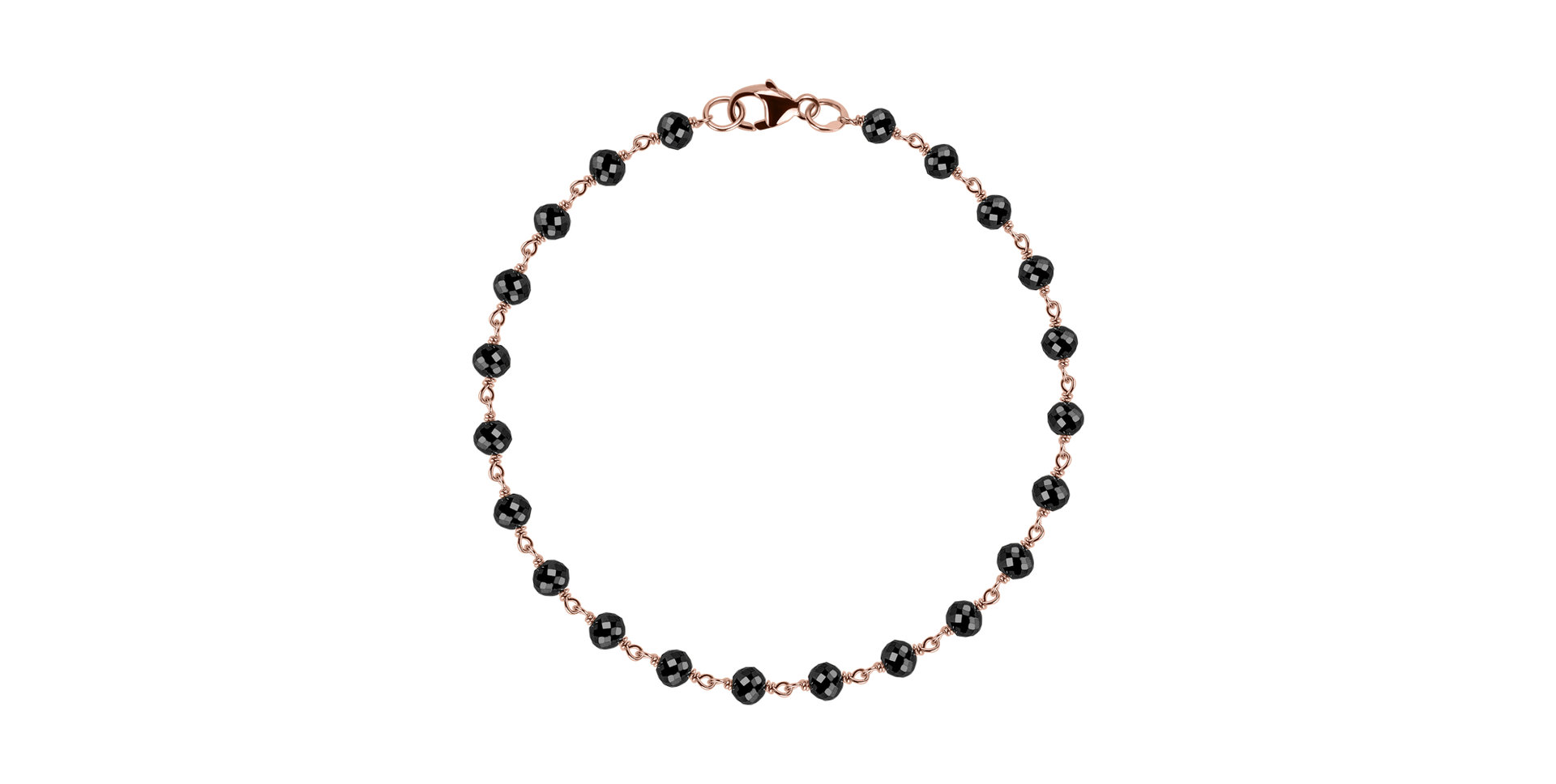 Bracelet with black diamonds Dark Melody
