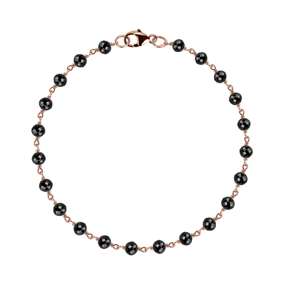 Bracelet with black diamonds Dark Melody