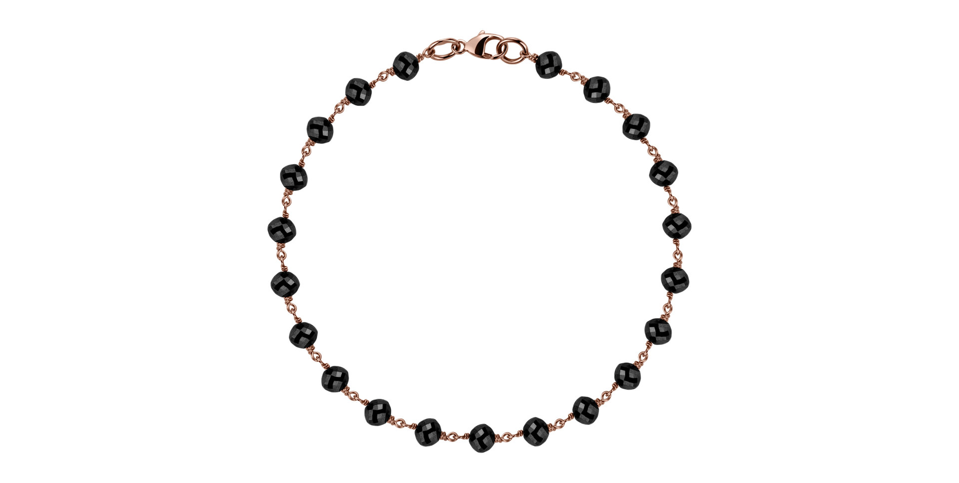 Bracelet with black diamonds Dark Melody