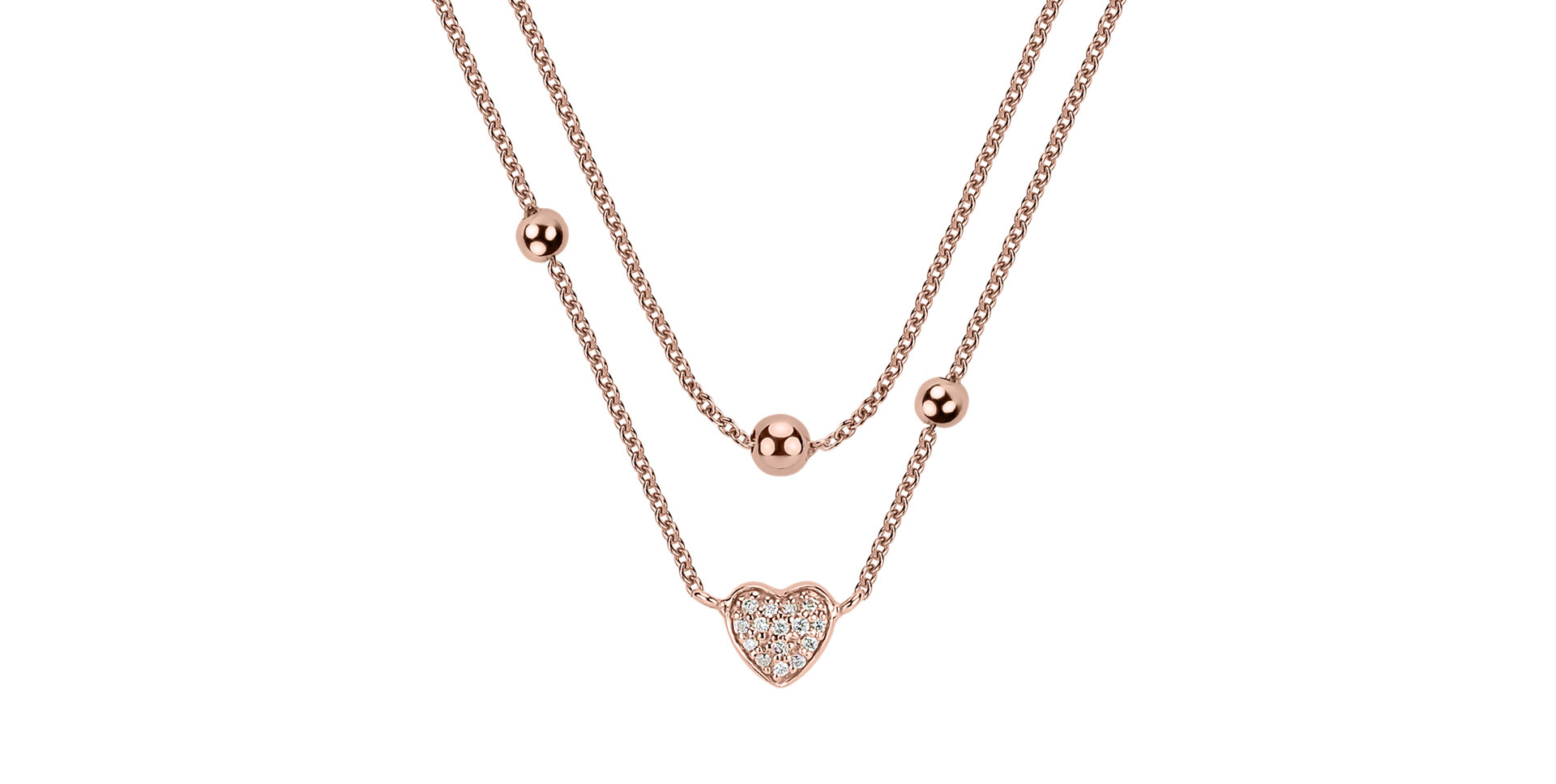 Diamond necklace Tender Heart