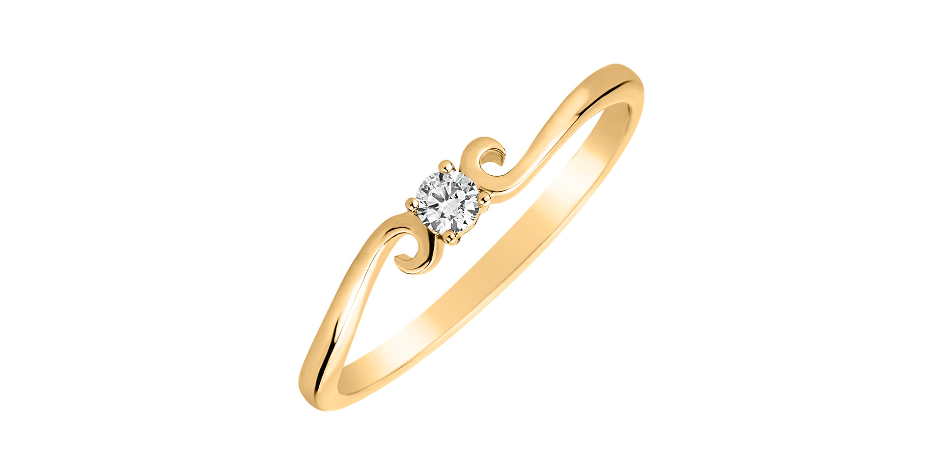 Diamond ring Baroque Love
