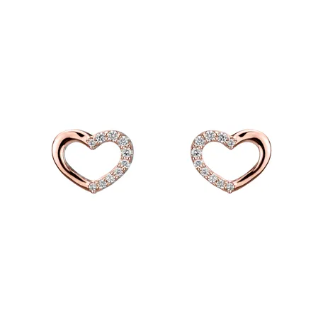 Diamond earrings Shiny Hearts