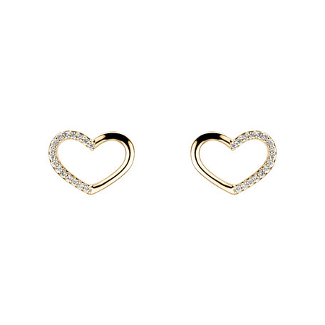 Diamond earrings Shiny Hearts