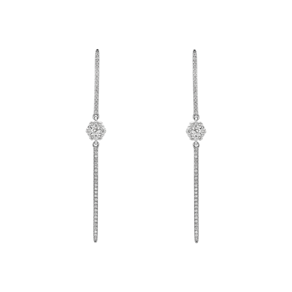 Diamond earrings Diamond Waterfall