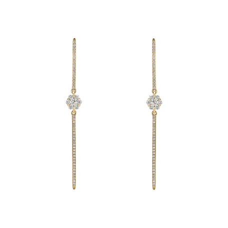 Diamond earrings Diamond Waterfall