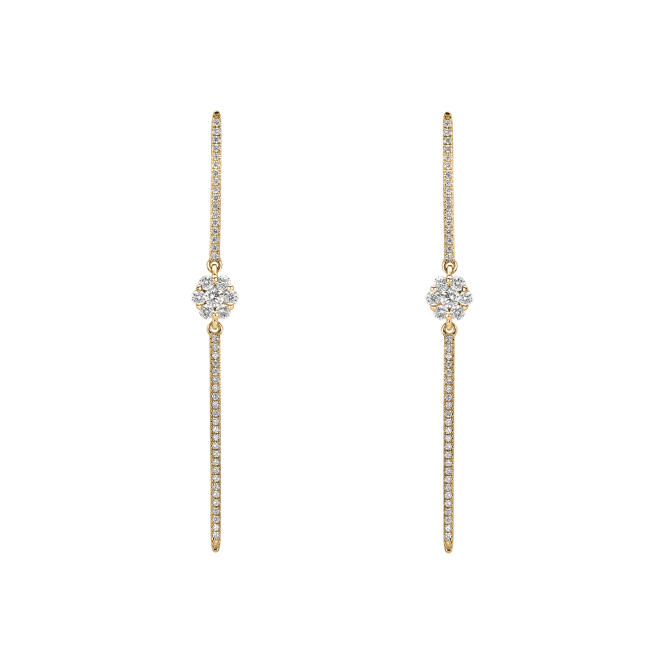 Diamond earrings Diamond Waterfall