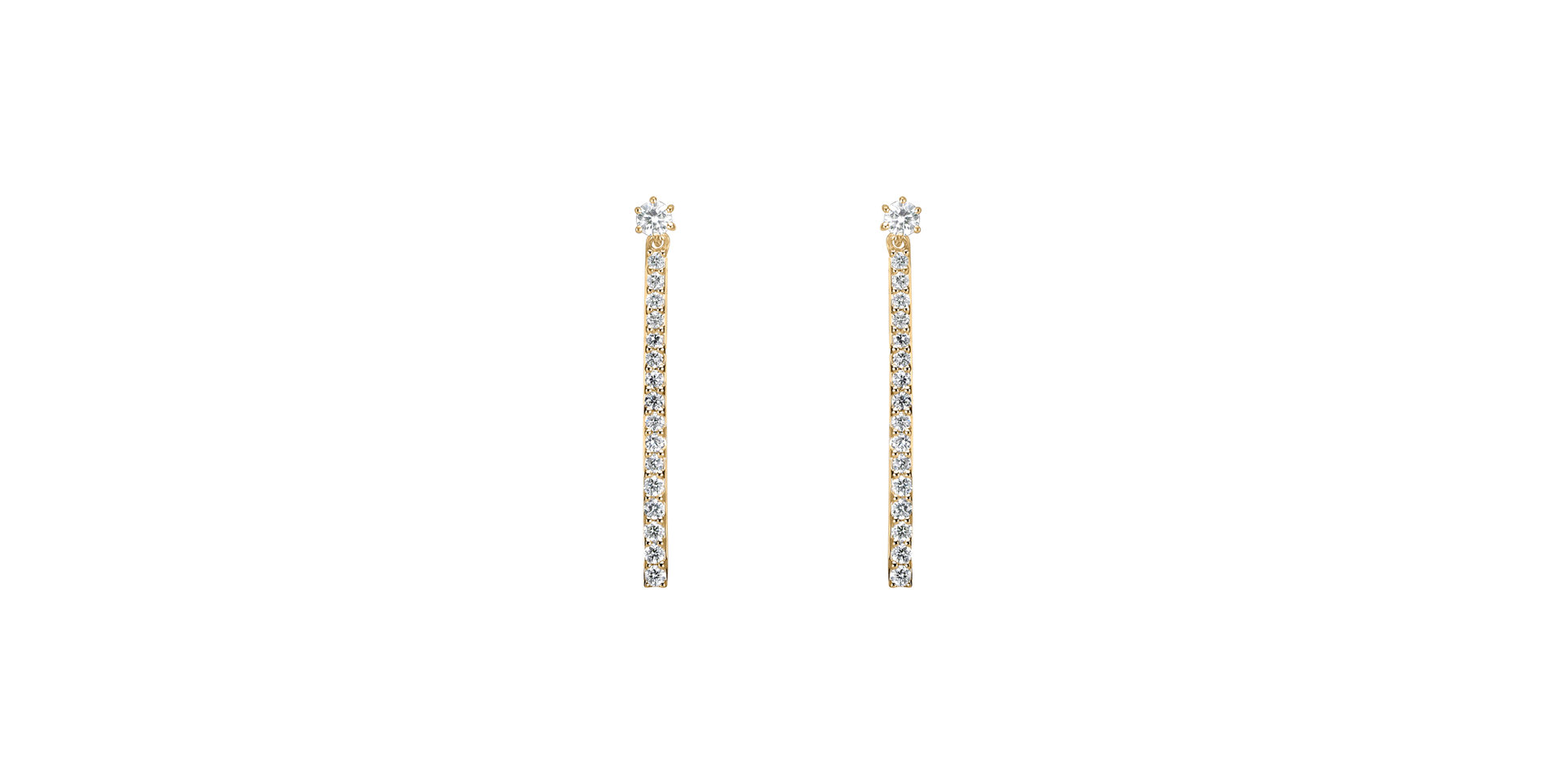 Diamond earrings Flying Star