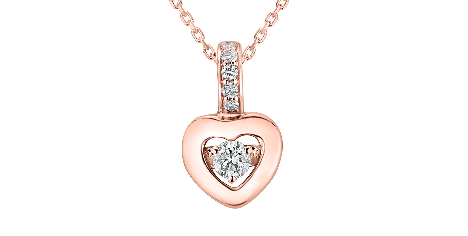 Diamond pendant Petite Heart