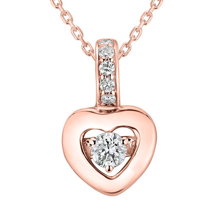 Diamond pendant Petite Heart