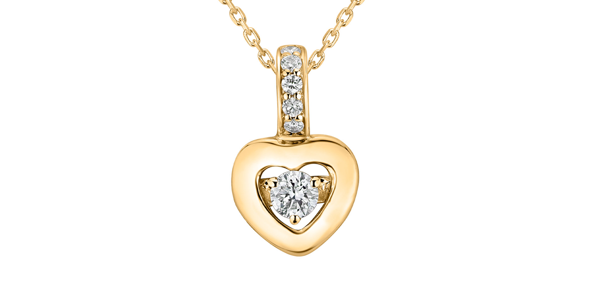 Diamond pendant Petite Heart
