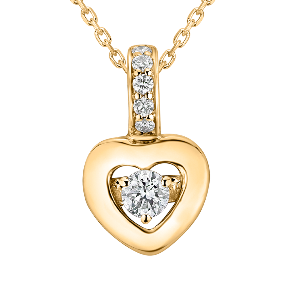 Diamond pendant Petite Heart