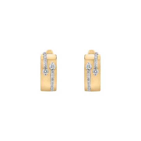 Diamond earrings Charming Labyrinth