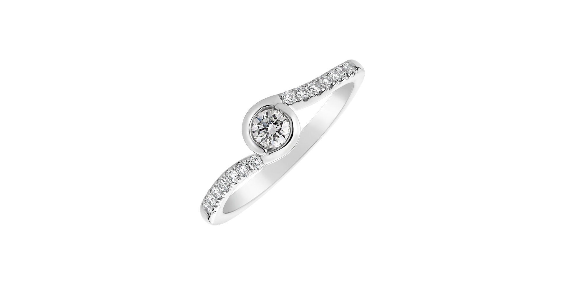 Diamond ring Love Twist