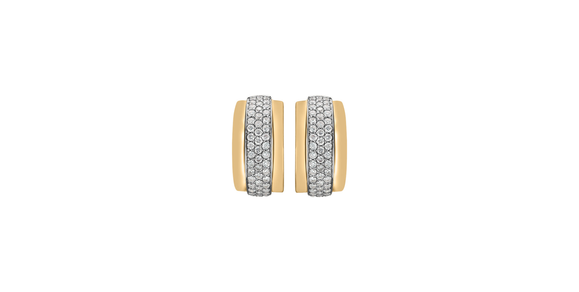 Diamond earrings Snowfire