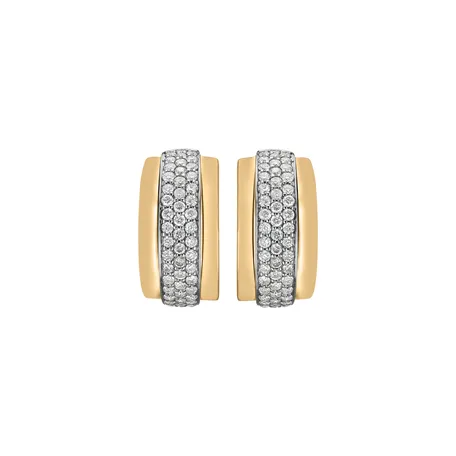 Diamond earrings Snowfire