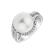 Diamond ring with Pearl Harmony Queen2