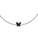 Bracelet with black diamonds Butterfly2