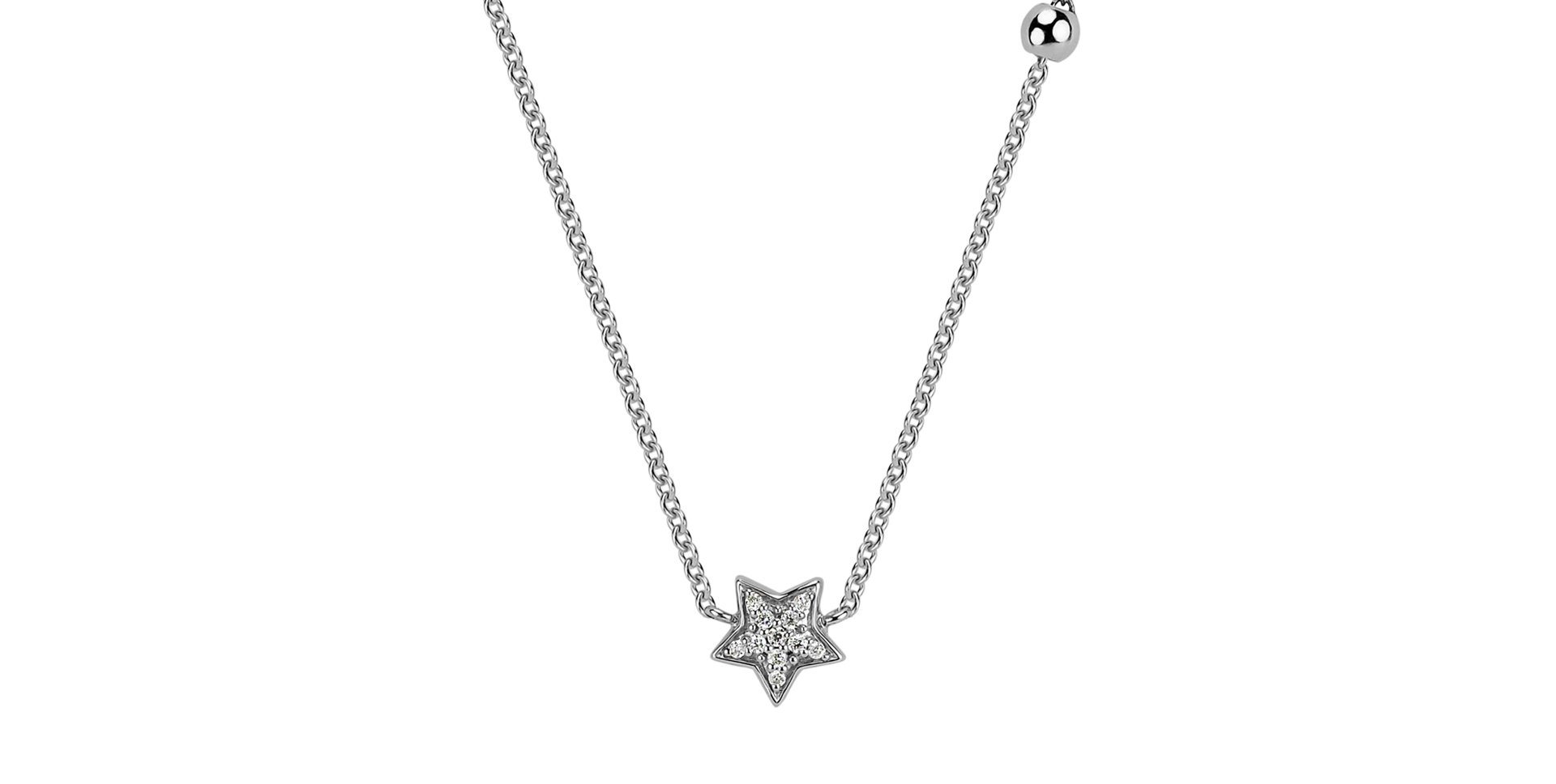 Diamond necklace Star Waterfall