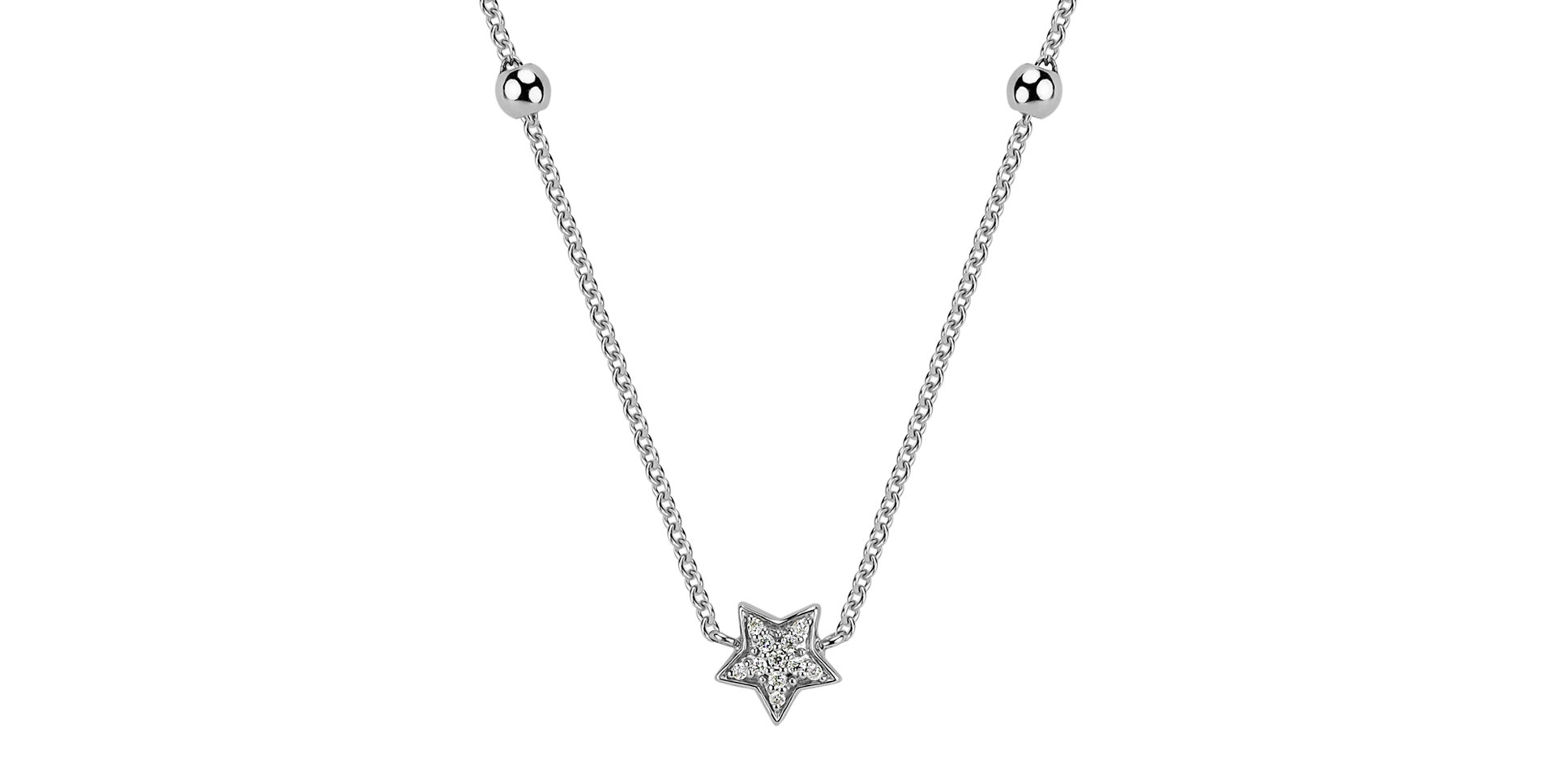 Diamond necklace Star Waterfall