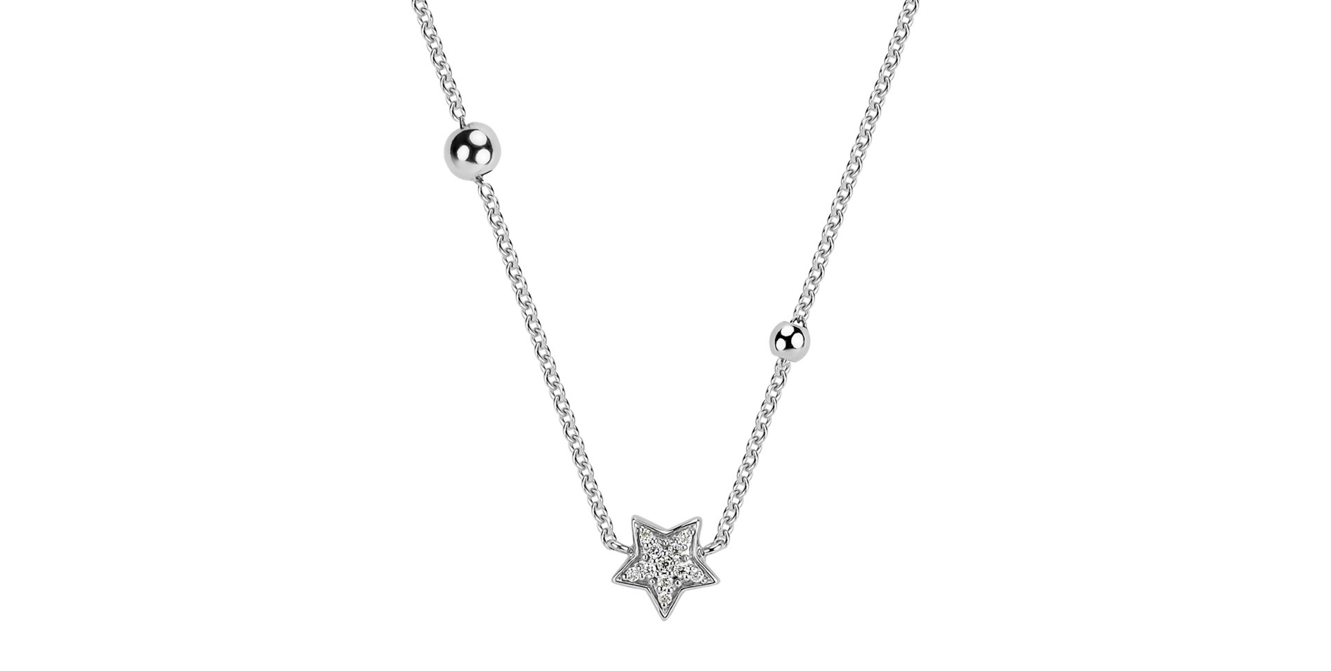 Diamond necklace Star Waterfall