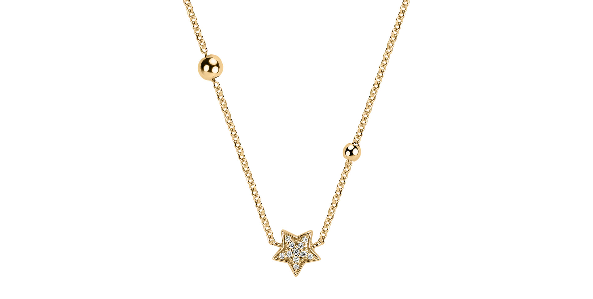 Diamond necklace Star Waterfall