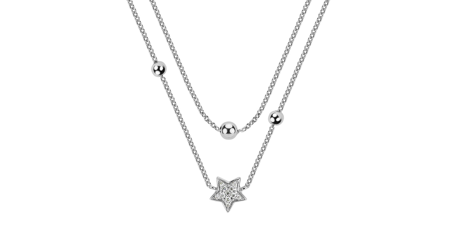 Diamond necklace Star Waterfall