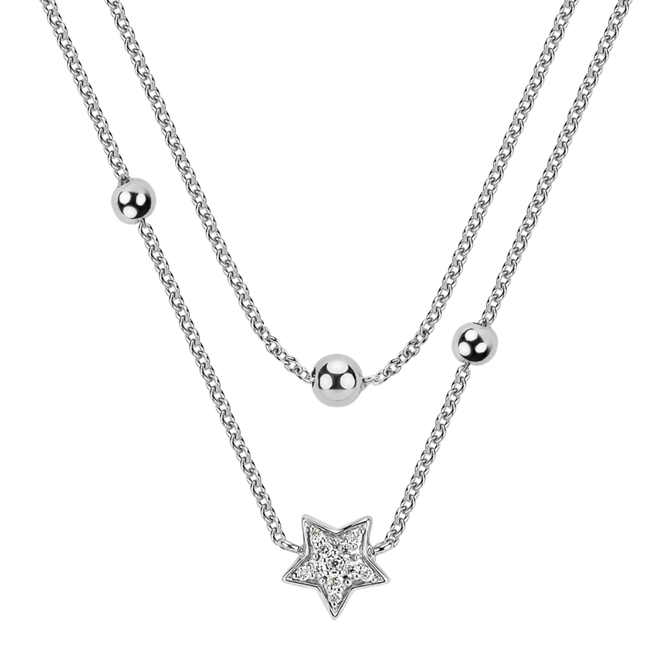 Diamond necklace Star Waterfall