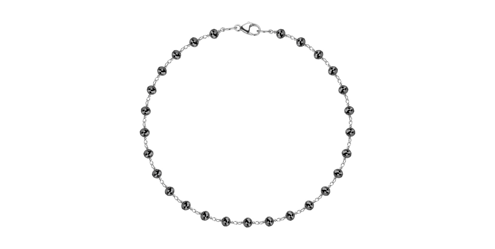 Bracelet with black diamonds Dark Melody