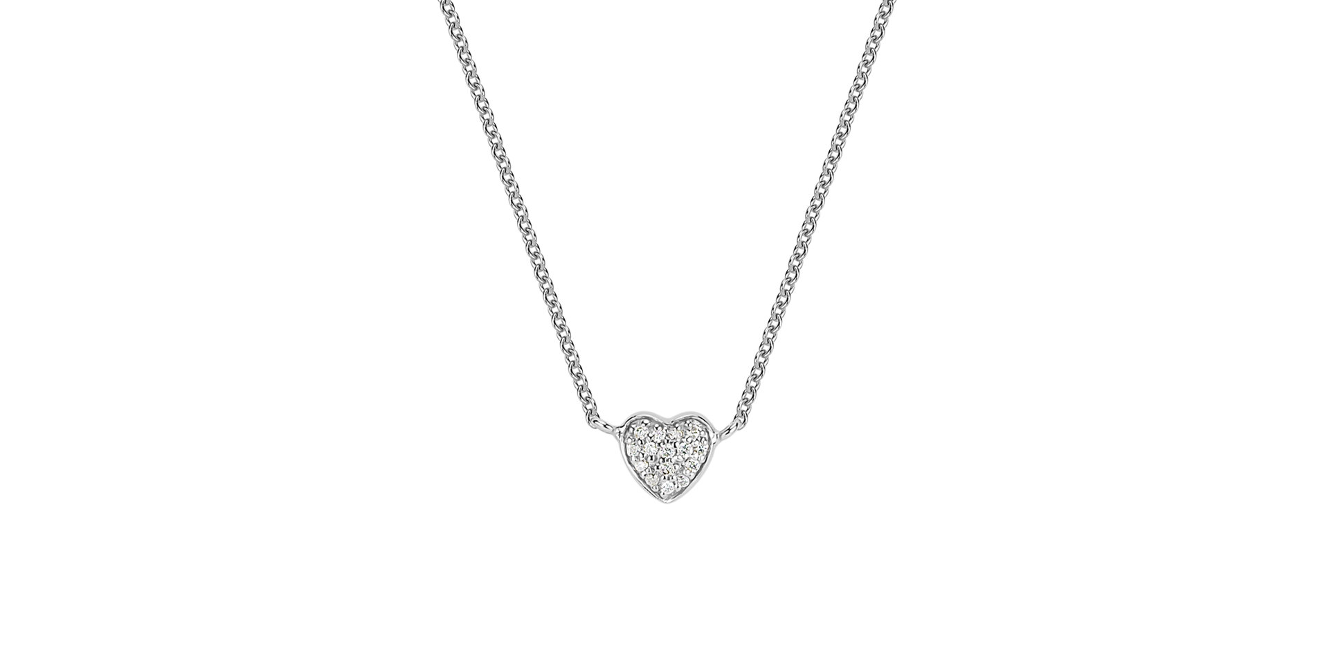 Diamond necklace Tender Heart