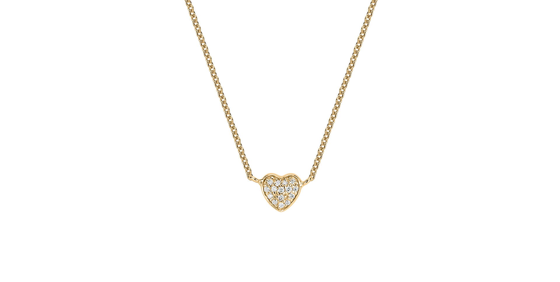Diamond necklace Tender Heart