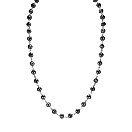 Necklace with black diamonds Dark Melody