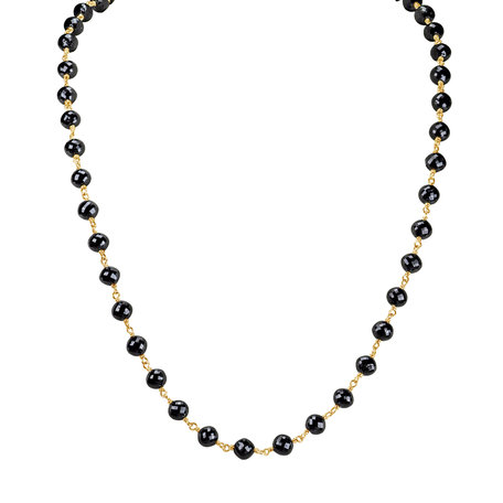 Necklace with black diamonds Dark Melody