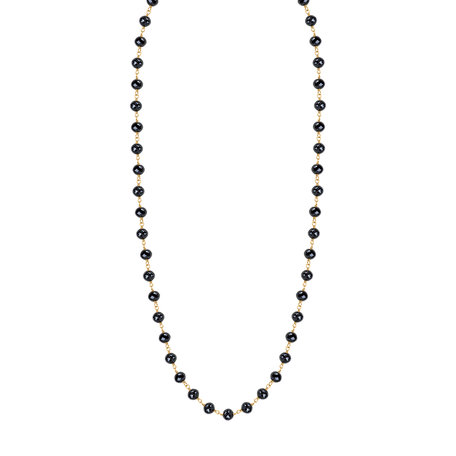 Necklace with black diamonds Dark Melody