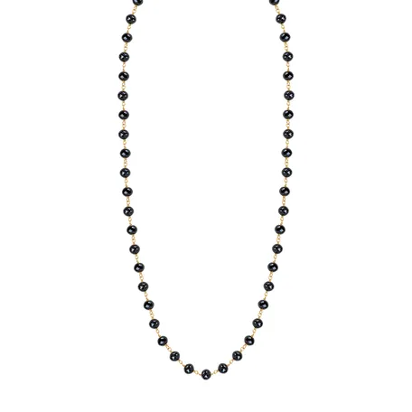 Necklace with black diamonds Dark Melody