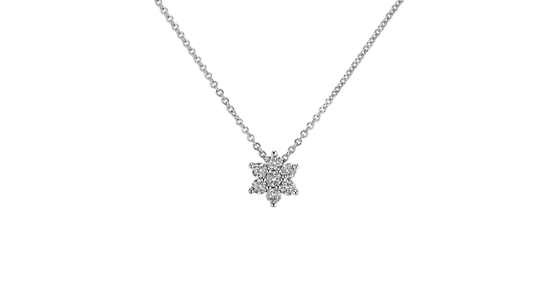 Diamond necklace Shiny Star