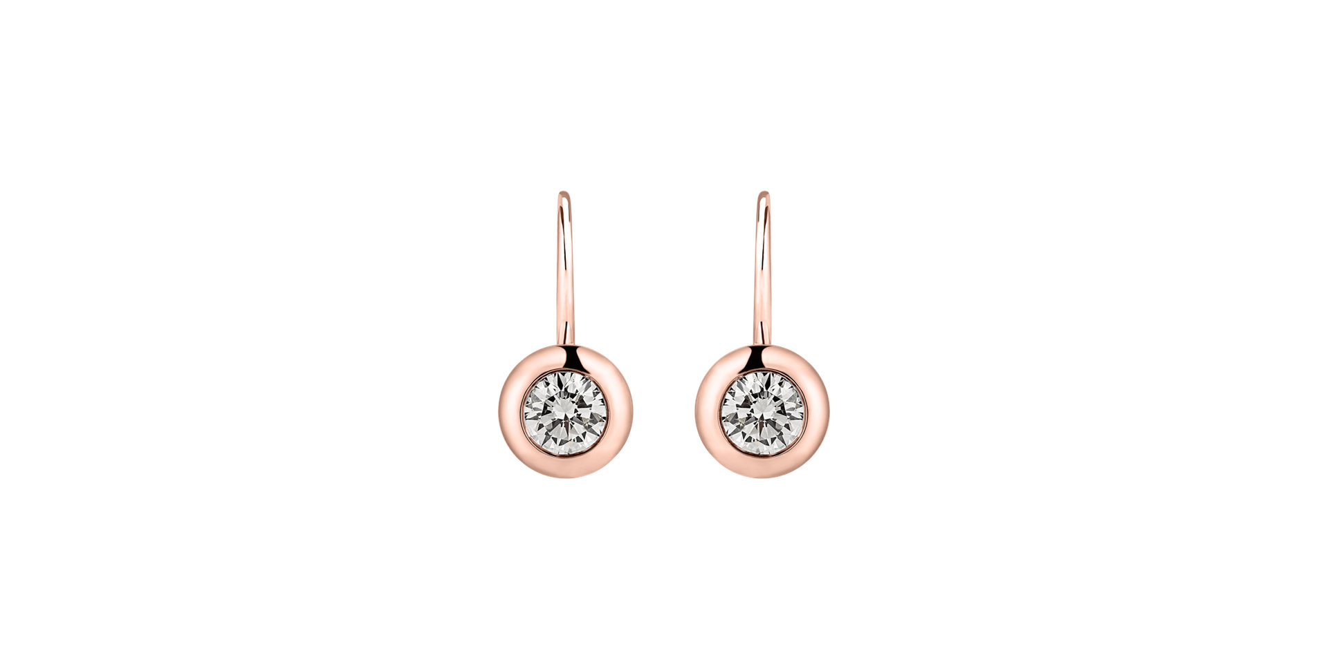 Diamond earrings Sparkling Drops