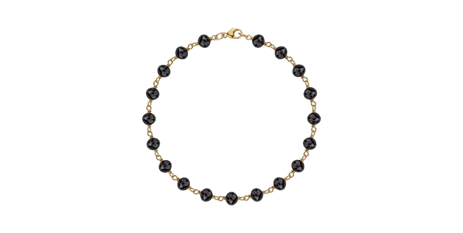 Bracelet with black diamonds Dark Melody