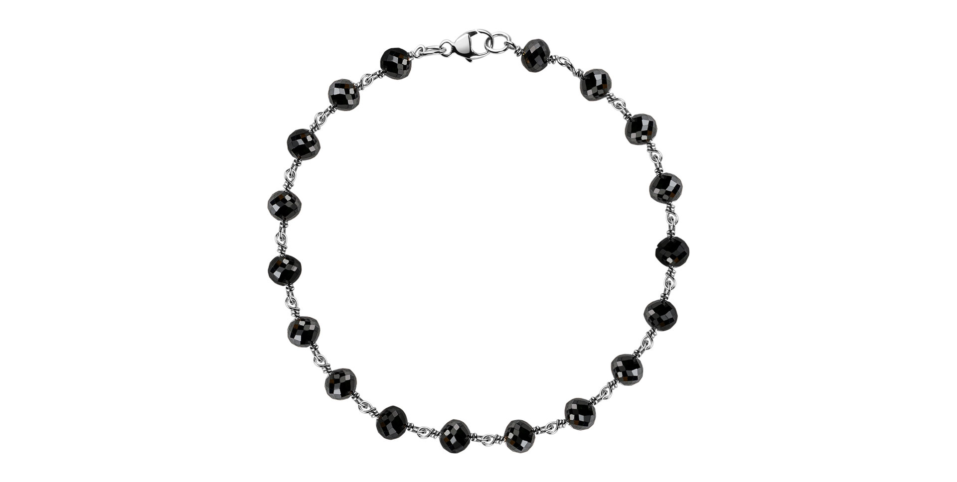 Bracelet with black diamonds Dark Melody