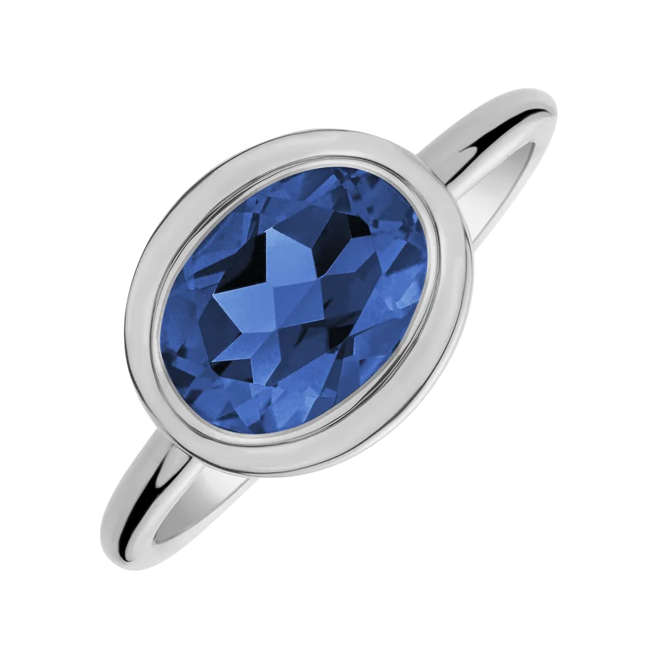Ring with Tanzanite Bonbon