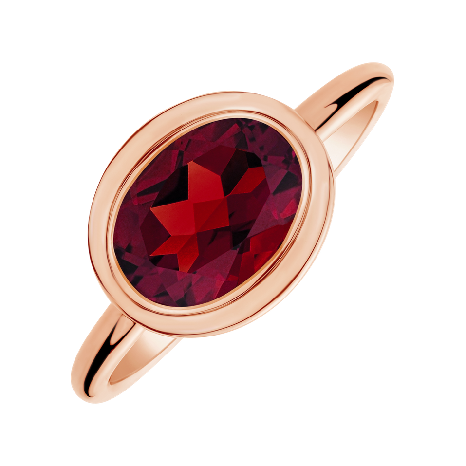 Ring with Rhodolite Bonbon