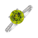 Diamond ring with Peridot Bonbon2