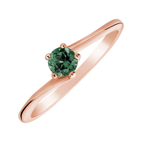 Ring with Turquoise Tourmaline Bonbon