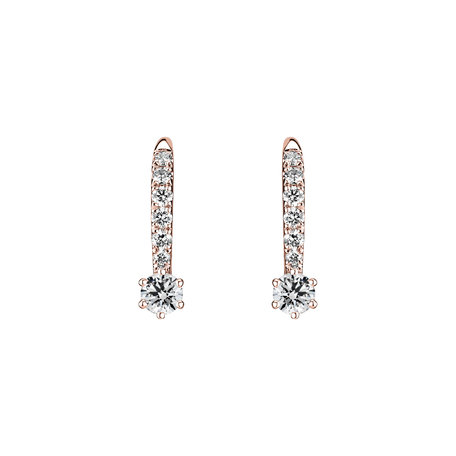 Diamond earrings Sparkless