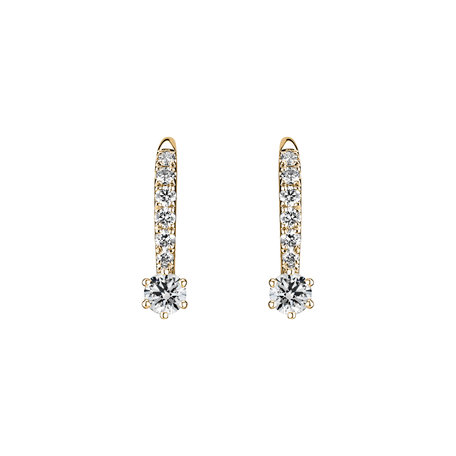 Diamond earrings Sparkless